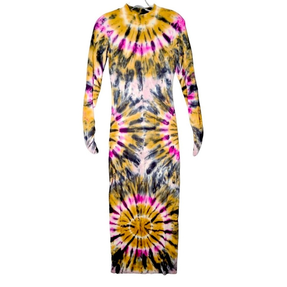 NWOT Young Fabulous & Broke Elder Venus Portia Tie Dye Bodycon Dress Size: S